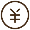 円マークのアイコン