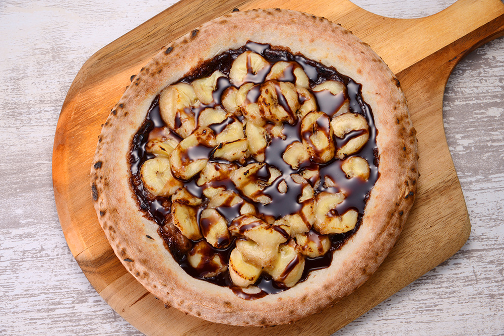 チョコバナナピザの写真